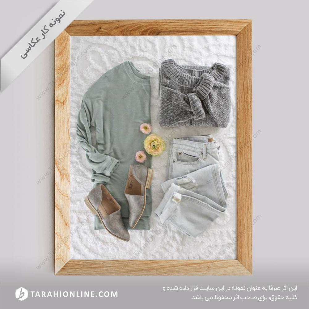 عکاسی از لباس بدون مدل 4